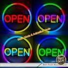 Led Open Sign 16  Large Neon Bright Light For Business Restaurant Bar Store Shop