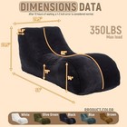 Curved Sofa Sex Chair Yoga Recliner Ergonomic Yoga Sofa Yoga Chair Chaise Lounge
