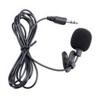Clip-on Lapel Mini Lavalier Mic Microphone 3 5mm For Mobile Phone Pc Recording