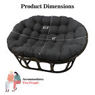 Waterproof Double Papasan Chair Cushion Loveseat Cushion Pad For Indoor Outdoor