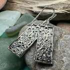 New Solid Sterling Silver Celtic Birds Earrings Irish Scottish Pagan Ireland 925