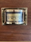 Vintage Barometer Weather Station With Brass Instruments Made In West Germany