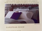 New Ralph Lauren Penthouse Heathered Grey Euro Pillow Sham Cotton  150