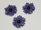 Coe 96 Fusible Glass 33mm Flowers  daisies  For Your Fused Glass Projects