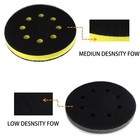 Ctpicxm 2pcs 5 Inch 8 Holes Soft   High Foam Interface Pad  Orbital Sander    