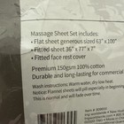 Premium Flannel Sheet Set For Massage Table  
