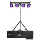 Chauvet Dj 4bar Ils Wash Lighting Fixtures Pair   Obey3 3 Channel Dmx Controller