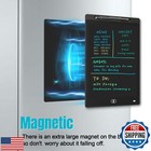 Magnetic Dry Erase Board For Fridge  9 8     6 7    Small Lcd Writing Tablet Black