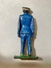 Vintage Barclay Manoil Train Conductor 3    Lead Figure All Orig Paint   1 75     