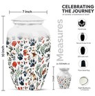 Paws Urn Ash Adult Male Memorial Ash Urn 10 Inch