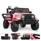 12v Ride On Truck Car For Kids Electric Vehicle W remote Control Kids Toy Gifts 