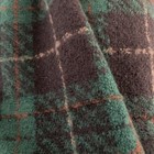 Oversized Green Plaid Tartan Blanket Scarf Shawl Wrap   Winter Warm Soft Fringe