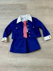 Vintage 70   s Baby Girls Dress Jacket Outfit Set Sz 3t