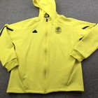Nashville Sc Hoodie Mens Medium Yellow Mls Soccer Adidas Jacket Full Zip
