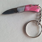 Pink World s Smallest Working Pocket Knife Tiny Miniature Real Blade Keychain