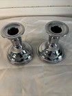 Vintage Farber Bros Krome Kraft Candle Holders