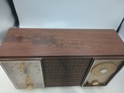 Vintage 1950s Zenith Model X385  Am Fm Tube Clock Radio  working 