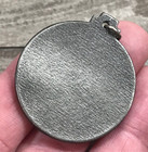 Vintage Girls Softball Aged Silver Color Award Medal