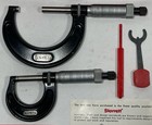 Set Of 2 Vintage Starrett T436rl 0-1      1   -2    Micrometer Calipers