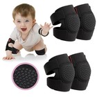 2 Pairs Baby Knee Pads For Crawling Adjustable Knee Pads Toddler Crawler Knee   
