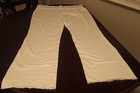 Central Park Women   s White Yoga Pants Xl Regular Cotton Blend