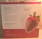 Choco Maker Chocolate  Fondue Melter Tray 6 Oz  Red  Holiday Fun New