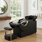Backwash Barber Shampoo Chair Plastic Bowl Sink Unit Salon Station Beauty Spa