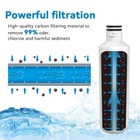 4 Pack Refresh Refrigerator Ice Water Filter For Lg Lt1000p Adq747935 Gf-d706bsl