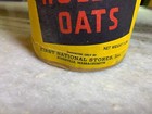 Antique First National Stores Somerville Ma Store Display White Spray Oats Box