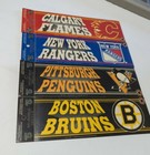Vintage Nhl Reusable Decals   Bumper Sticker Lot Rangers Flames Bruins Penguins