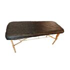 20-100pcs Disposable Fitted Massage Table Sheets Bed Covers 82  X 35  Black