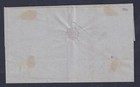 Us  Scott 1  Large Margins  Tied By Grid On New Haven Ct 1848 Folded Cover To Pa