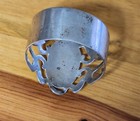 1908 Rogers Lunt Bowlen Sterling Silver Napkin Ring Engraved Jeannette 21 Grams