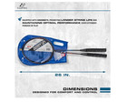 Eastpoint Sports 2 Player Badminton Racket Set  Contains 2 Rackets With Tempered