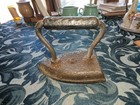 Antique Cast Flat Iron Primitive 4lb Vintage Rustic