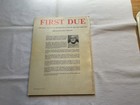Fdny  First Due   Fire Picture Book By Alex Donchin 1980