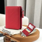 Rfid Blocking Small Leather Wallet Cash Card Holder Bifold Zip Purse Women Men