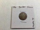 1916 Barber 90  Silver Dime From Philadelphia Mint 040326 41a