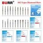100 Models Skysea Dental Diamond Fg Burs For High Speed Handpiece Friction Grip