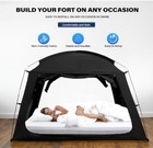 Bed Tent For Adult And Kids  Breathable Lightweight Private Space For Bed black 