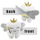 Tooth Fairy Pillow W  Shiny Wings Embroidered Tooth Fairy Doll W  Pocket Crystal