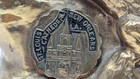 Vintage Brass Alligator St Louis Cathedral New Orleans Souvenir Rare