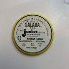1962 Salada Football Coin 93 Norman Snead Redskins  Very Rare Awesome Condition 