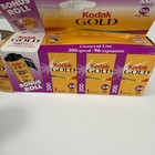 Vintage Exp 2001 Kodak Gold 200 - Color Print Film 35 Mm Iso 24 Exposures 5 Pack