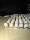 127 Vtg Plastic Sewing Thimbles   Mixed Advertising Locations Political Singer
