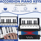 17 Key Piano Accordion  Lightweight   Compact Acordeon  Celluloid Accordions Bri