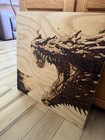 Handmade Wood Burned Game Of Thrones House Of The Dragon Art Hbo Emilia Clarke