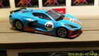 Afx Racing H o  Scale Mega G  1 7 2022 Corvette C8 Gulf  13 Light Blue orange Ne