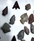 45  Mixed Arrowheads Stone Tools Artifacts Projectile Points Chert Flint