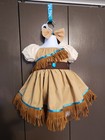 Disney Pocahontas indian Dress W fringe Sizes 3m-4t Halloween